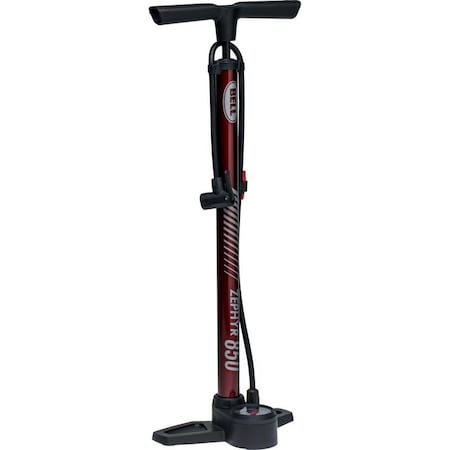 Bell Sports Bell Sports Zephyr 850 Steel Bicycle Floor Pump Maroon 7152770